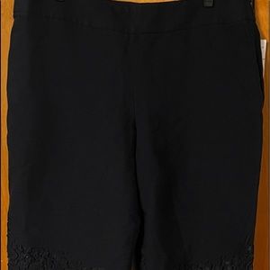 Worth New York navy twill pant size 14